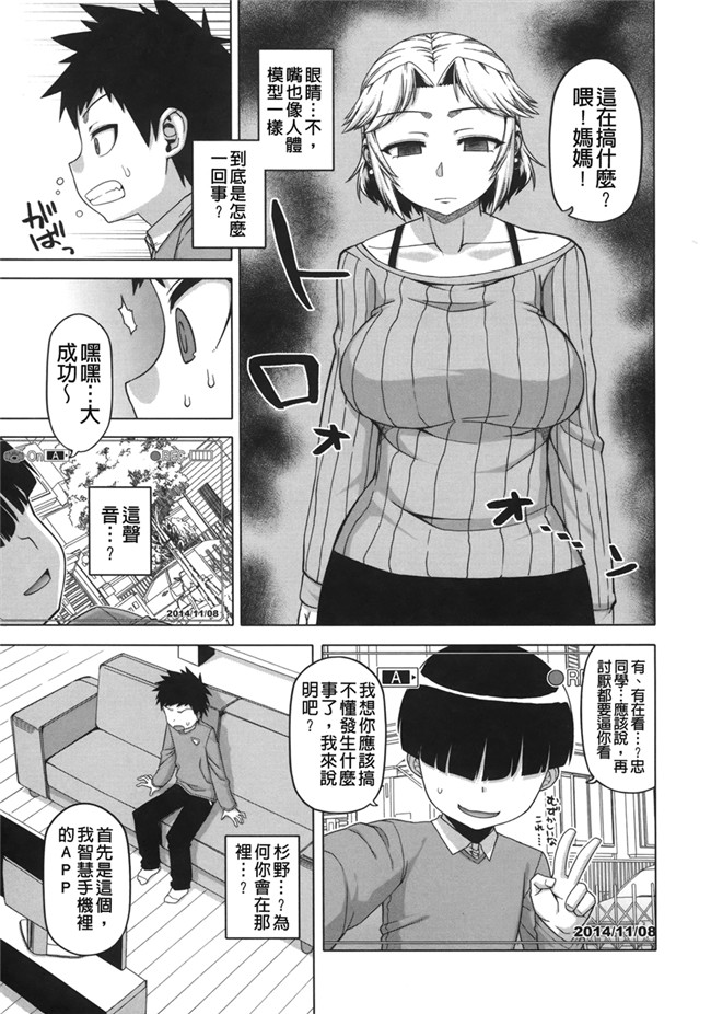 AV女优肉番漫画本子：[高津] 王様アプリ